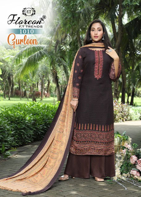 Floreon Gurleen Casual Wear Pashmina Wholesale Dress Material Collection